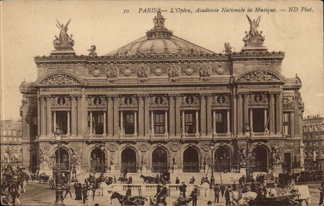 Paris CPA the opera national Academy of Music