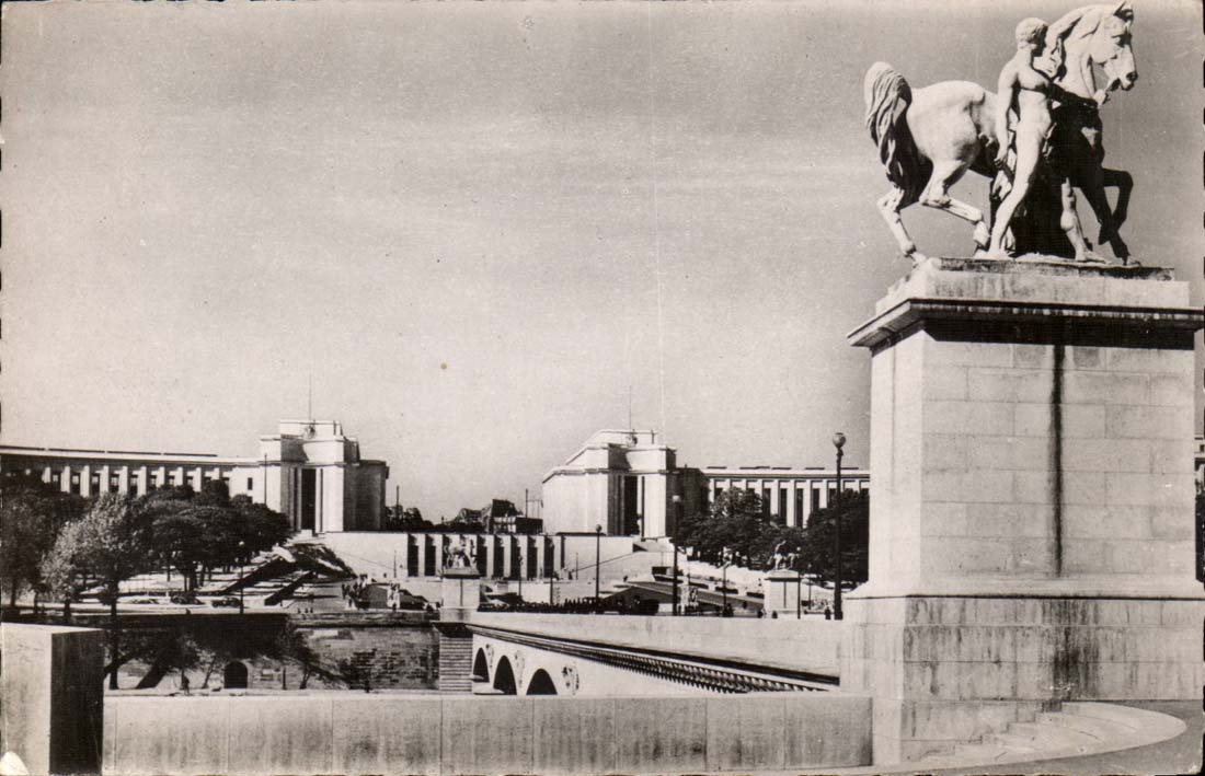 Paris CPA the palate of Chaillot