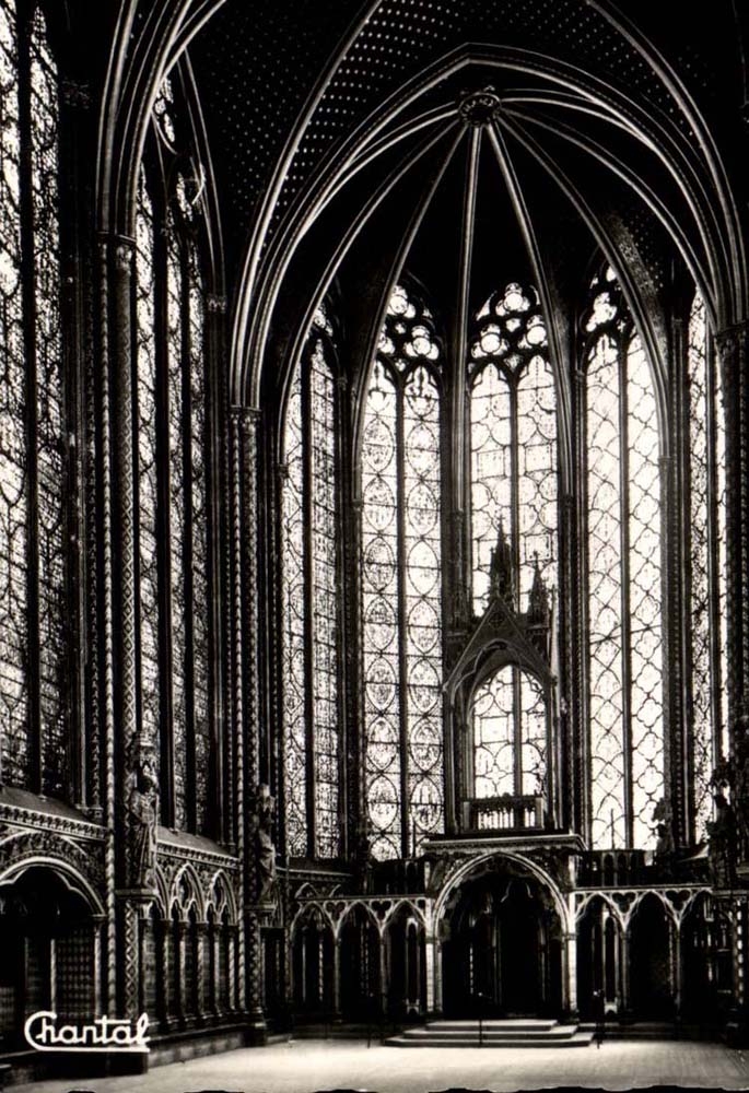 Paris CPA Interieur de la Sainte chapelle