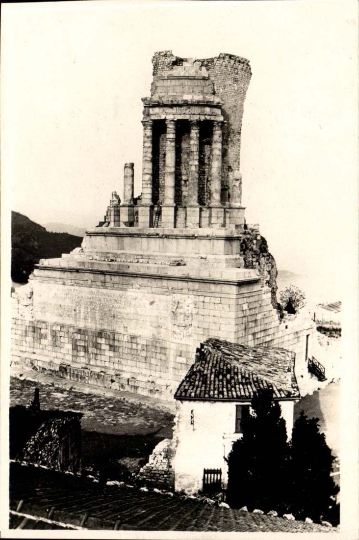 La Turbie CPA the Trophy of Auguste