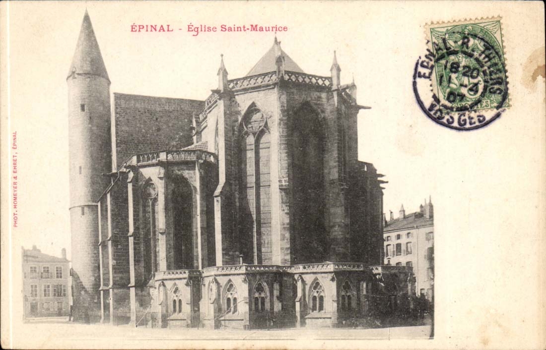 Epinal CPA Church Saint Maurice