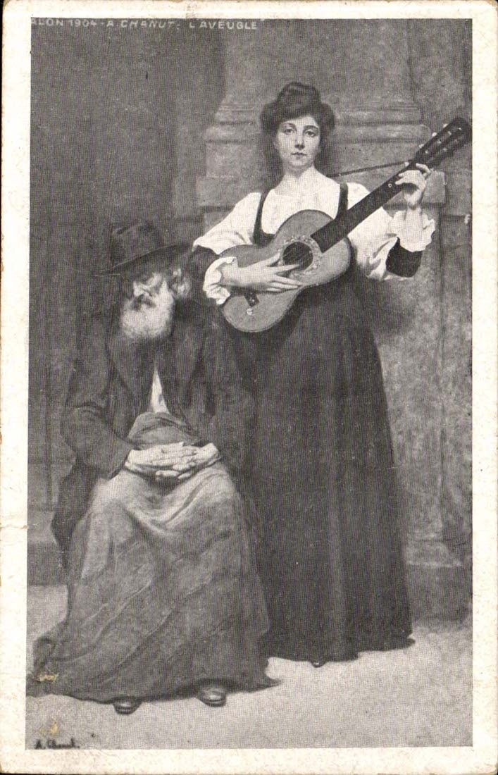 CPA SAlon 1904 A Chanut L'aveugle