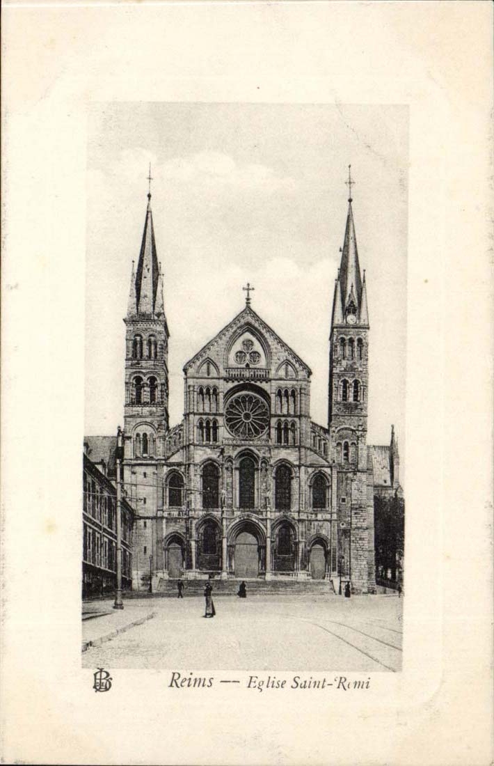 Kirche-Saint Remi Reims-CPA