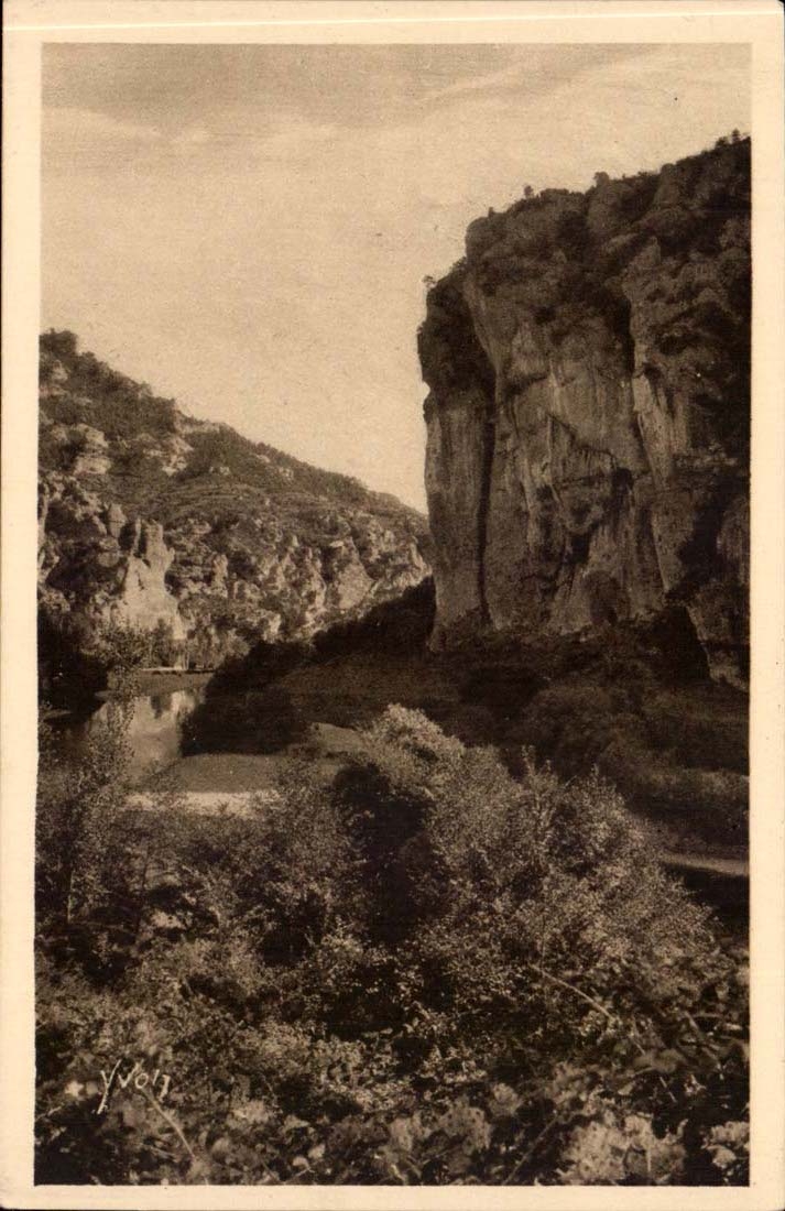 Falls of Tarn CPA Circus of Beaumes (Lozere)