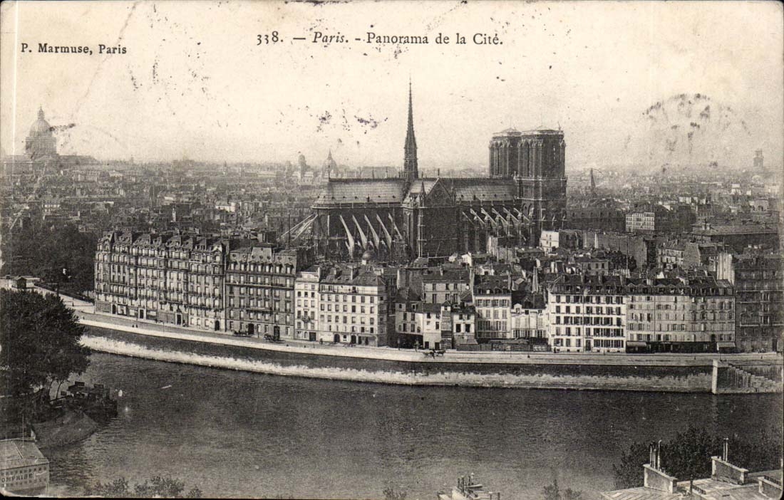 Paris CPA Panorama de la Cite