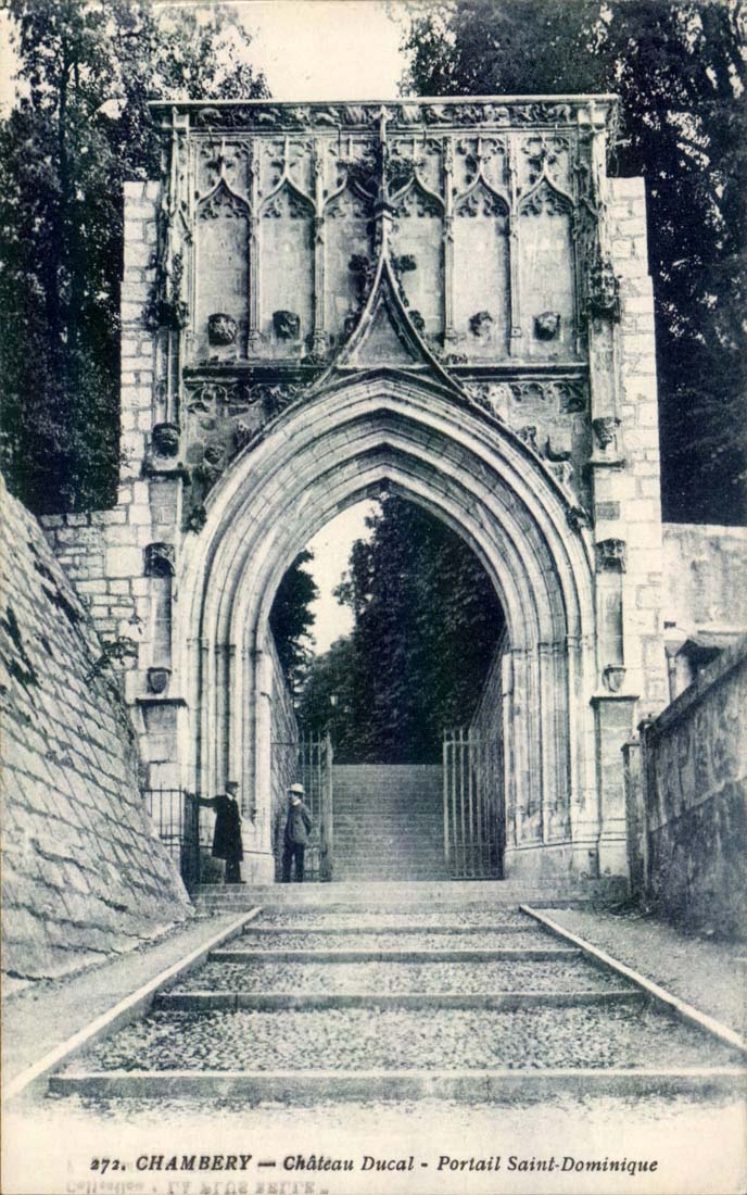 Chambery CPA ducal Schloss-Gatter Saint Dominique