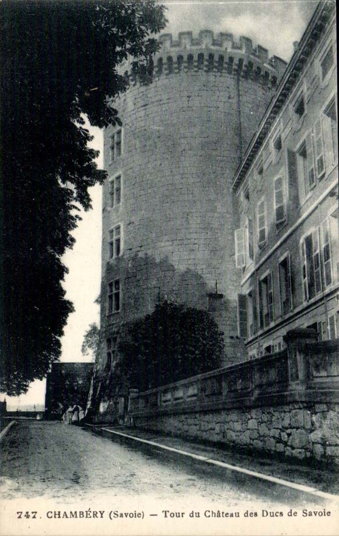 Chambery CPA Turn of the castle of the Dukes of Savoy