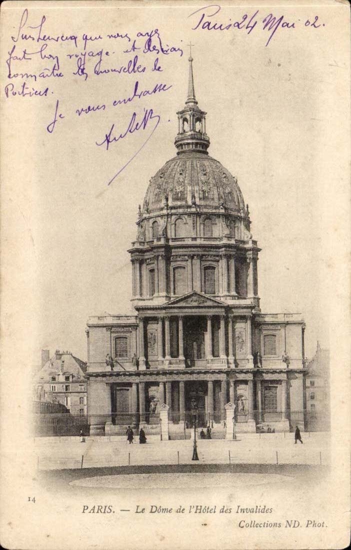 CPA Paris the dome of the hotel of Invalides