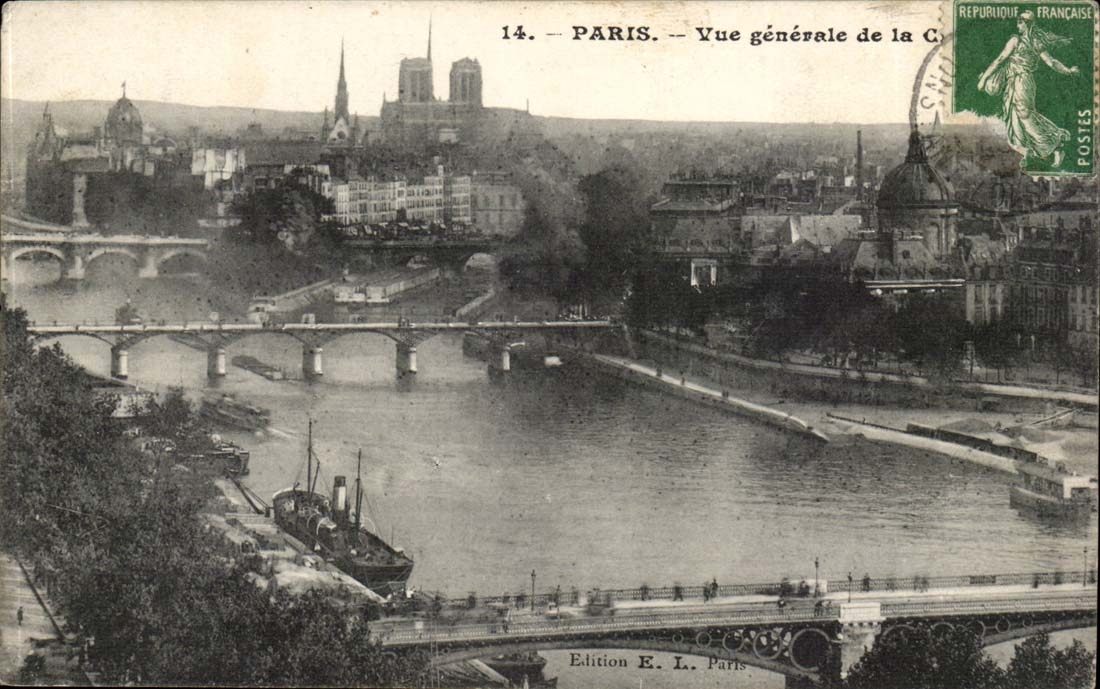 CPA Paris Vue generale de la cite