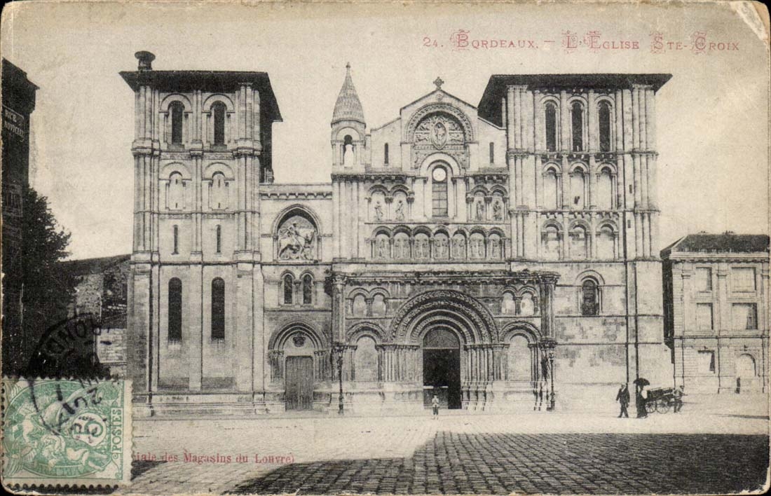 CPA Bordeaux Church co Cross