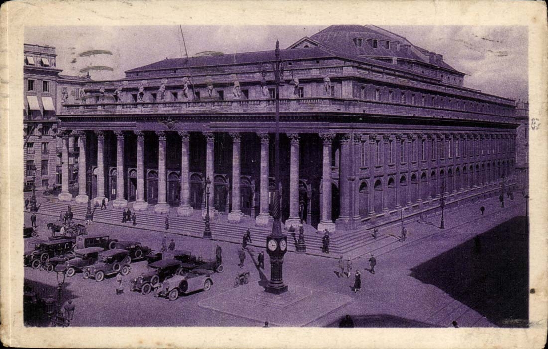 CPA Bordeaux the large theater
