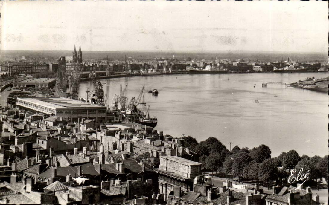 CPSM Bordeaux View from above on the roads