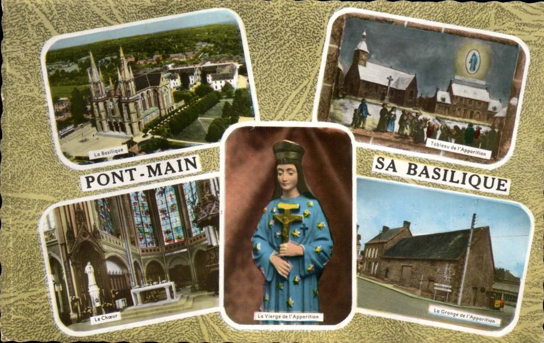 Pont Main its basilica MODERN CARD