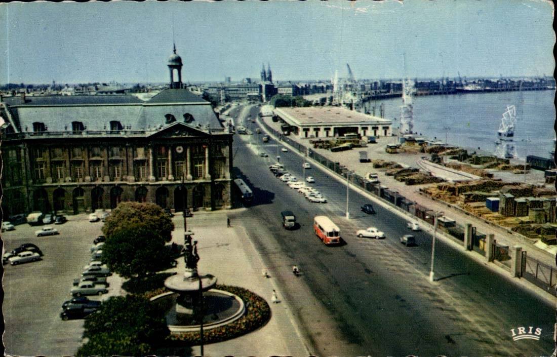 Bordeaux CPA Places Stock Exchange the quays