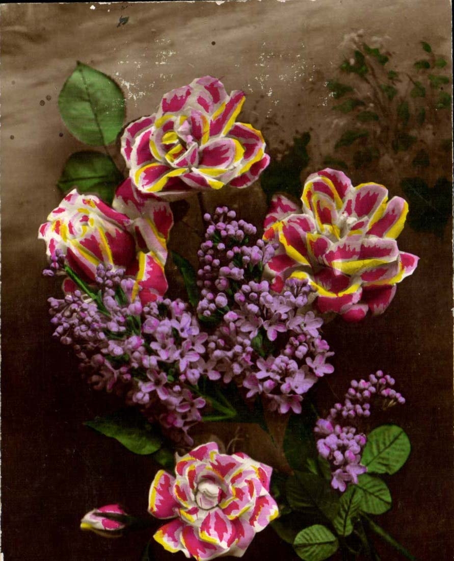 CPA Soft Fantasy kiss Flowers