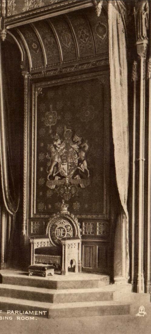 Great Britain London London CPA The houses off Parliament The king' S robing room