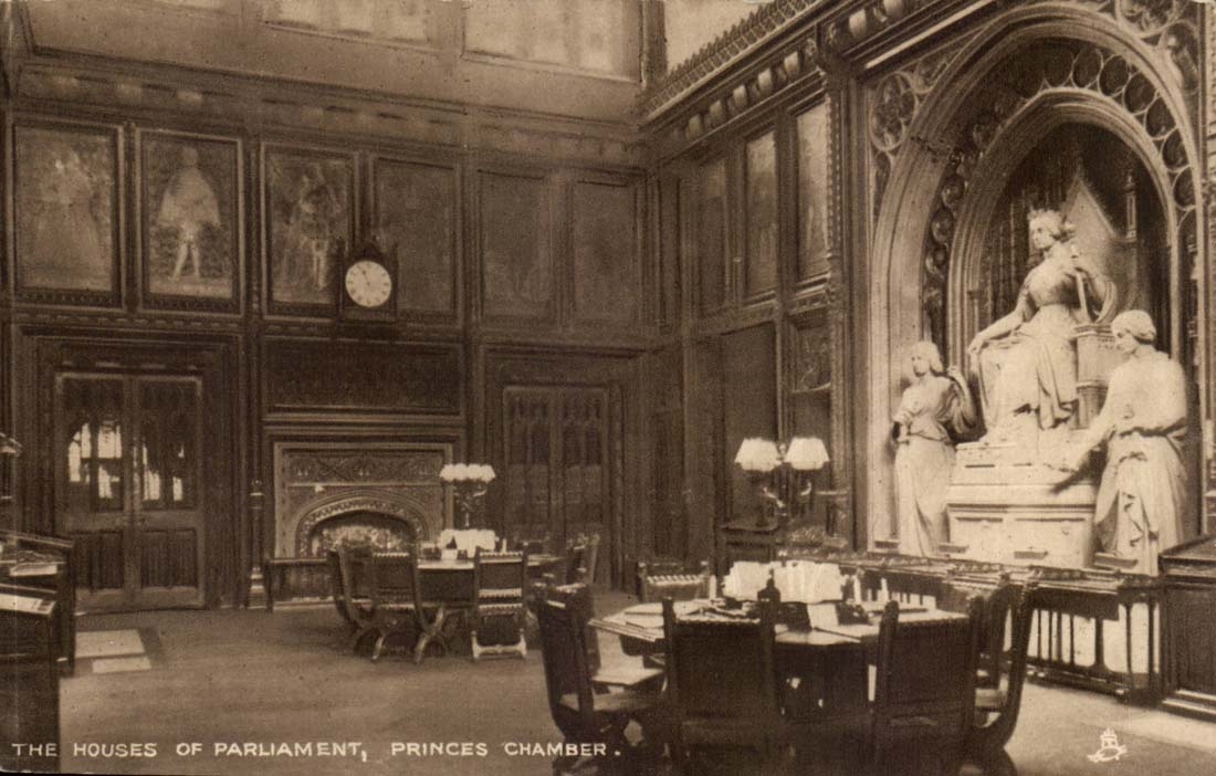 The United Kingdom London London CPA The houses off Parliament Princes Chamber