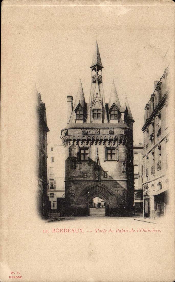 Bordeaux CPA Gate of the Palate of Ombriere