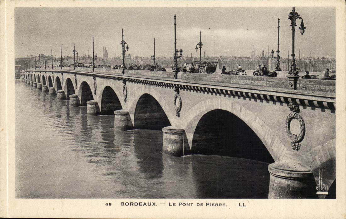 Bordeaux CPA the stone bridge