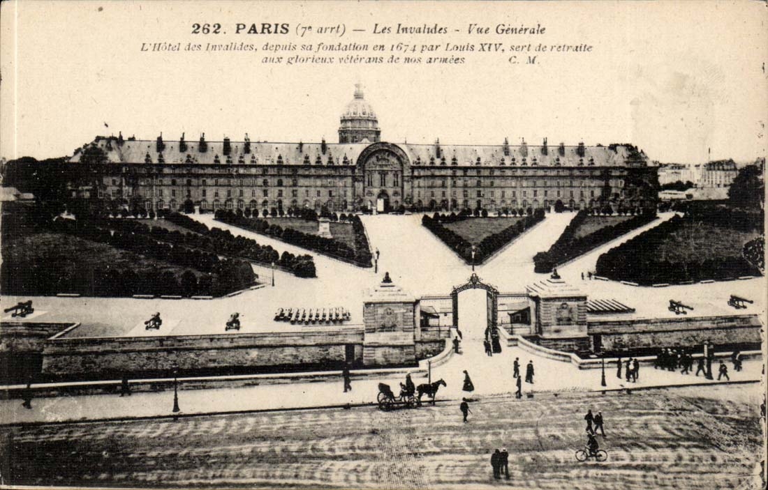 Paris CPA Invalides View