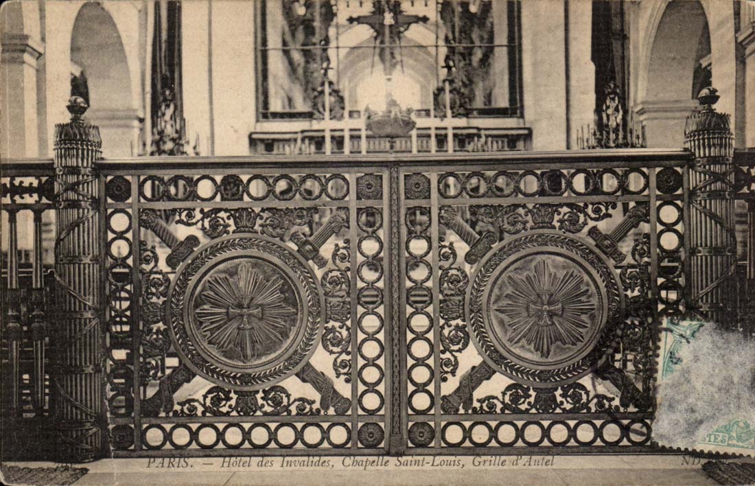 Paris CPA Hotel of Invalides the Vault Louis Saint Roasts furnace bridge