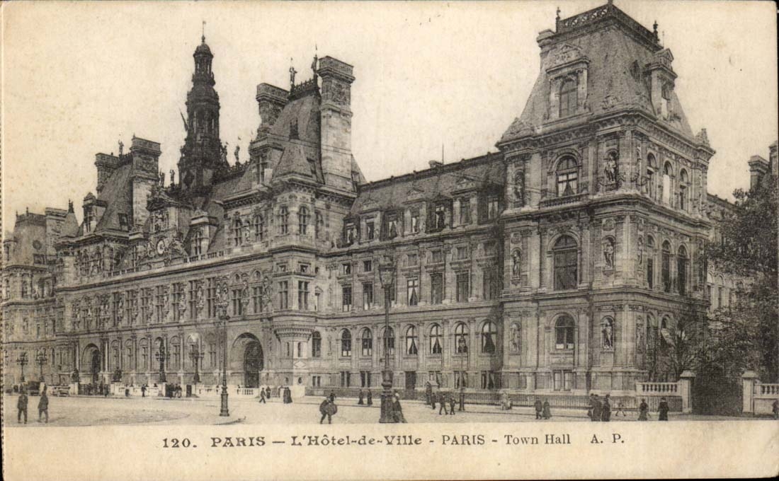 Paris CPA Hotel de ville