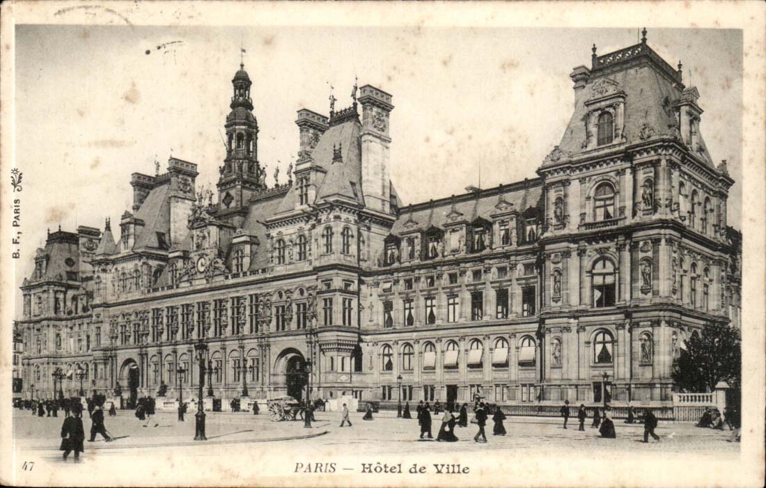 Paris CPA Hotel de ville