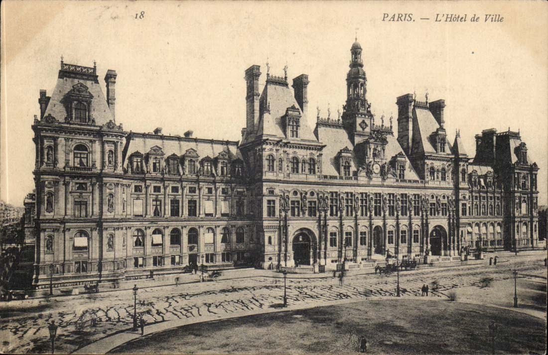 Paris CPA Hotel de ville