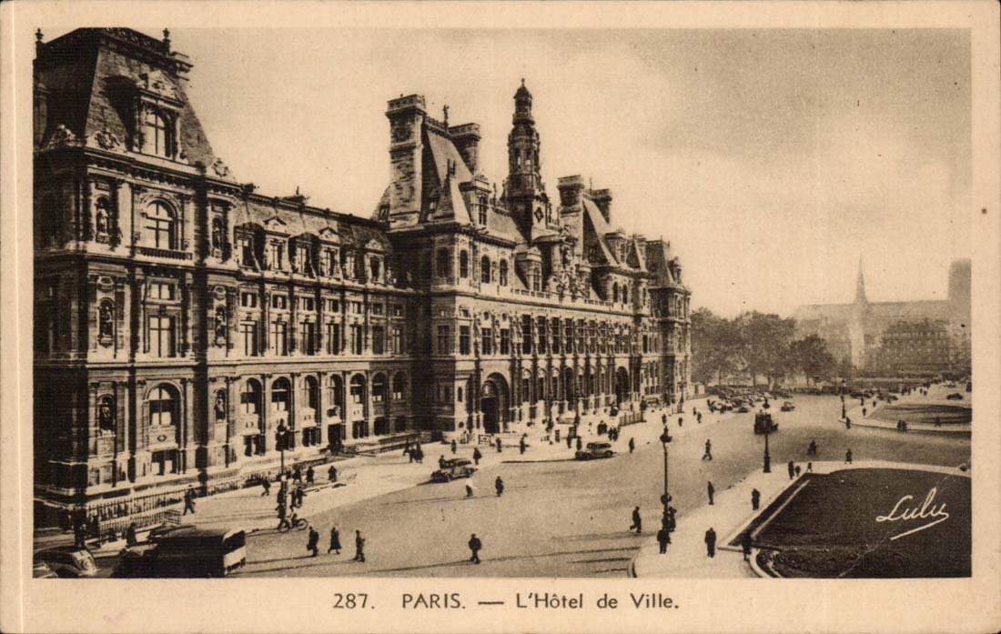 Paris CPA Hotel de ville 