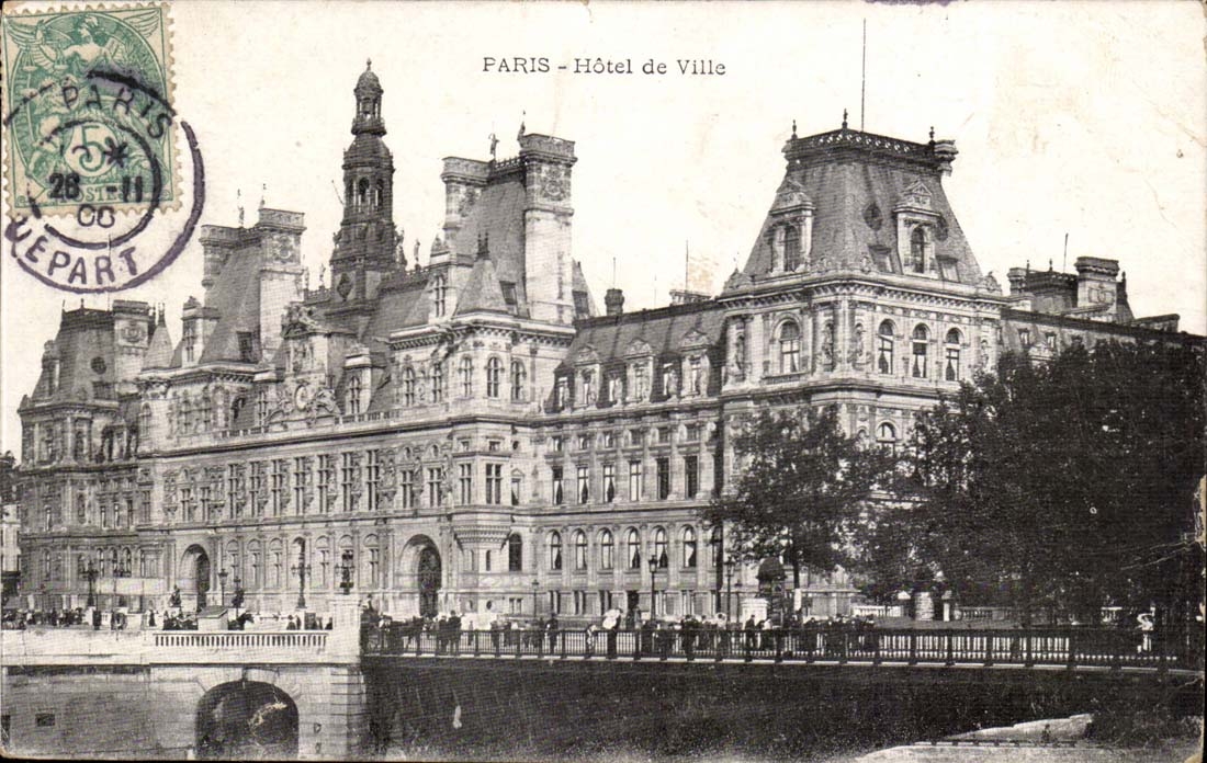 Paris CPA Hotel de ville 