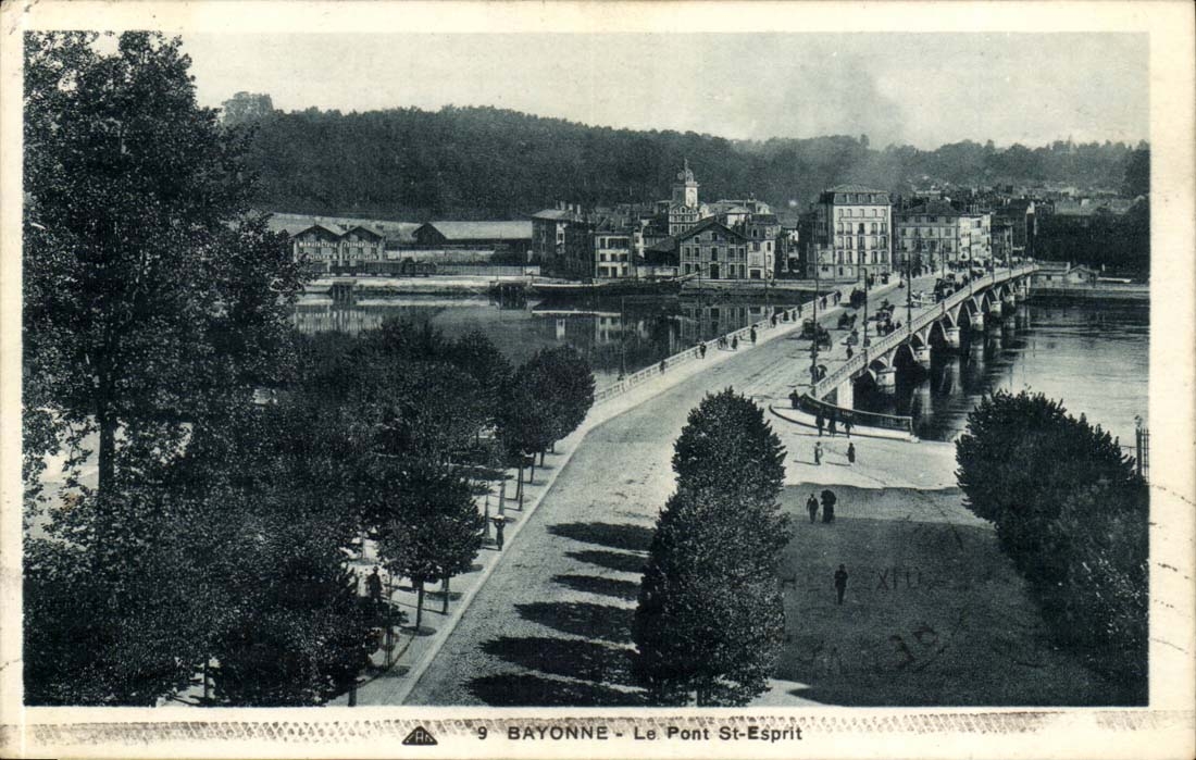 Bayonne CPA der Brucke Str-Geist (Fertigung der Espadrilles)