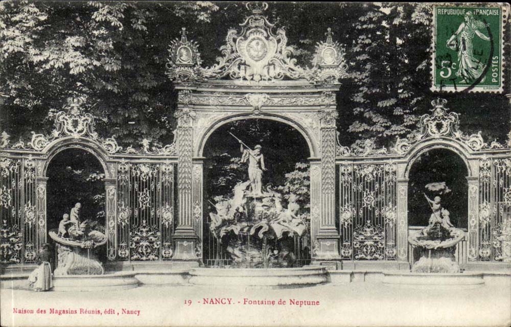 Nancy CPA Fontaine de Neptune