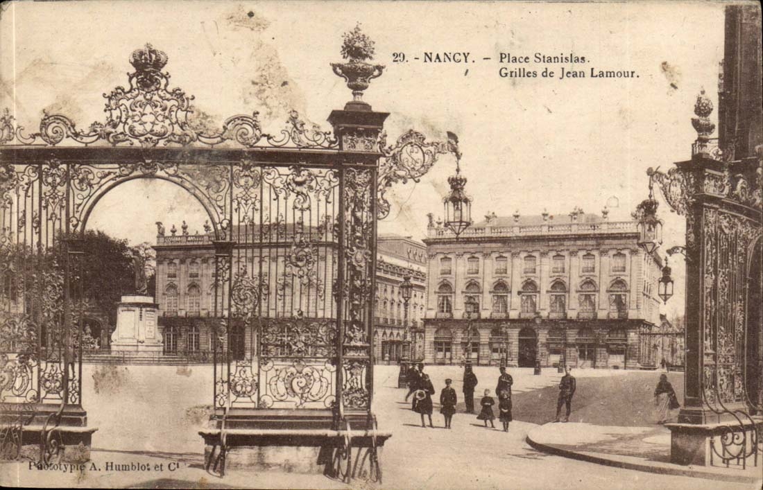 Nancy CPA Place Stanislas GRilles de Jean Lamour