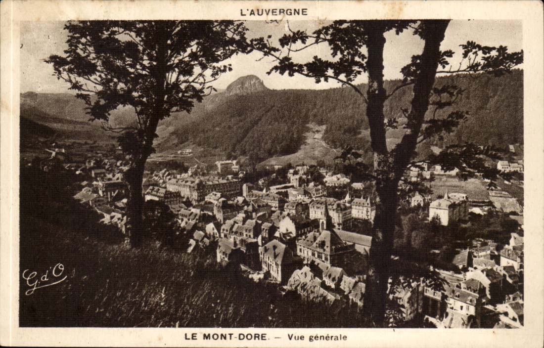 Auvergne CPA Mont vergoldet Ansicht
