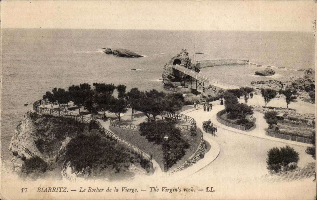 Biarritz CPA le rocher de la vierge