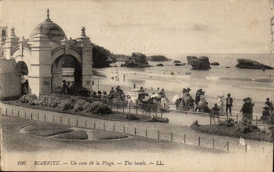Biarritz CPA Un coin de la plage