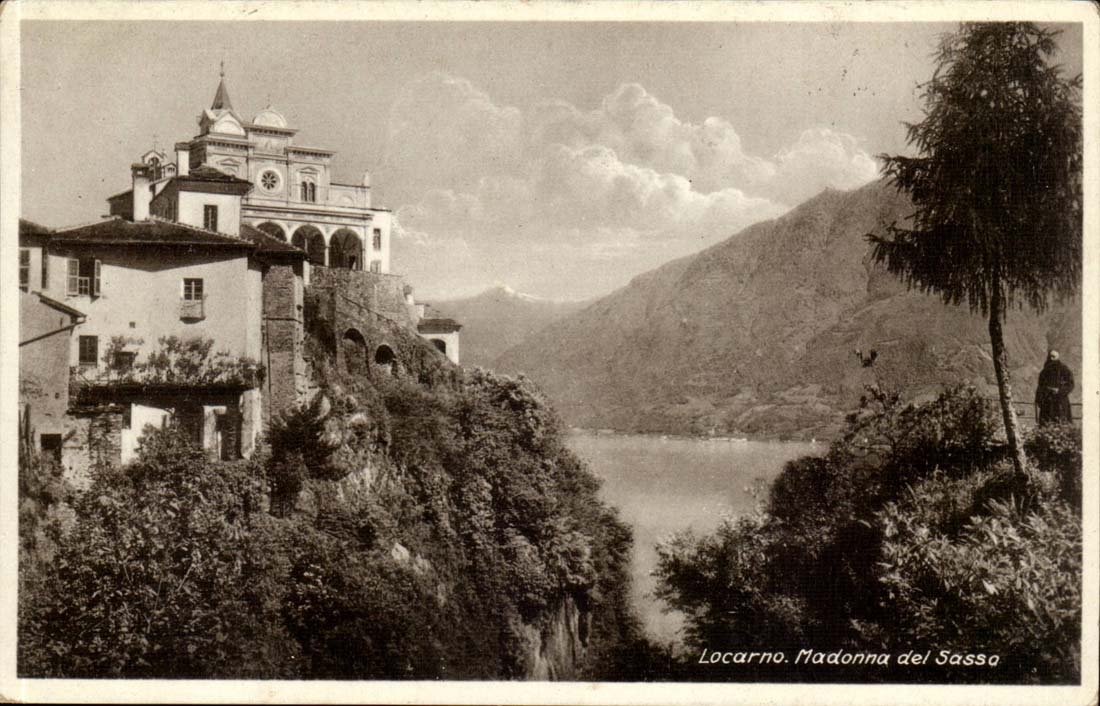 Italy Italia Locarno CPA Madonna del Sasso
