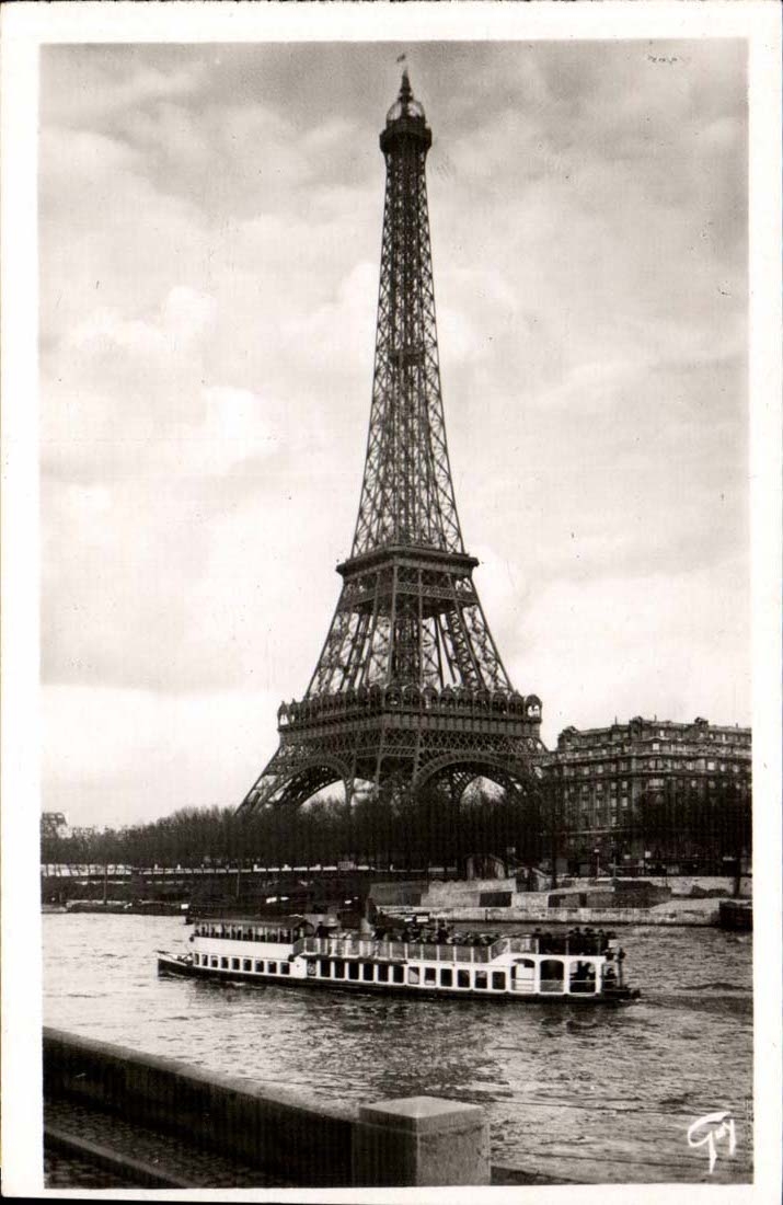 Paris CPA the Eiffel Tower