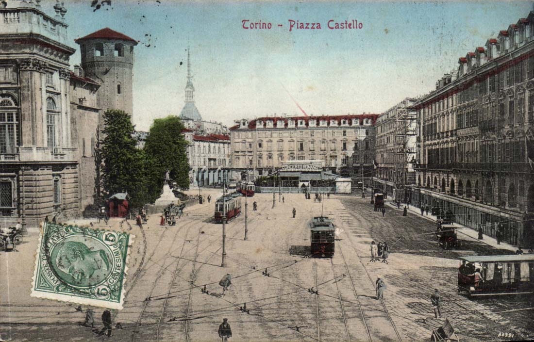 Italie Italia Torino CPA Piazza Castello