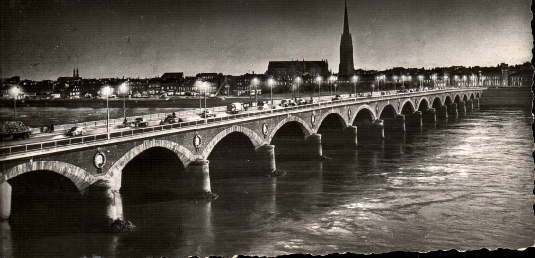 Bordeaux CPA the bridge on the Garonne