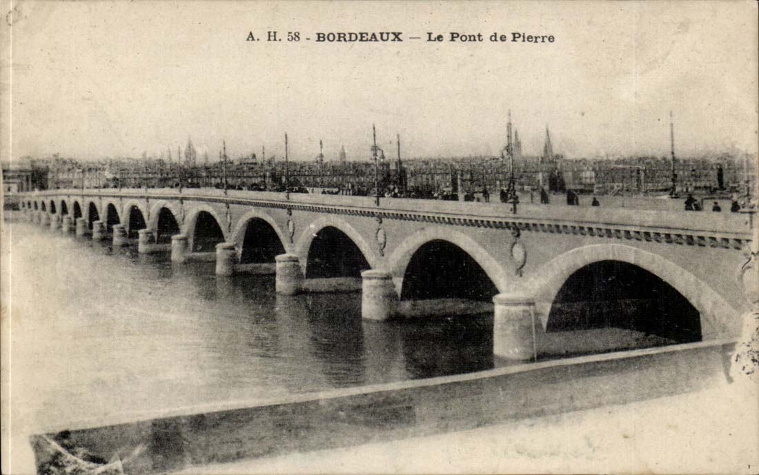 Bordeaux CPA the stone bridge
