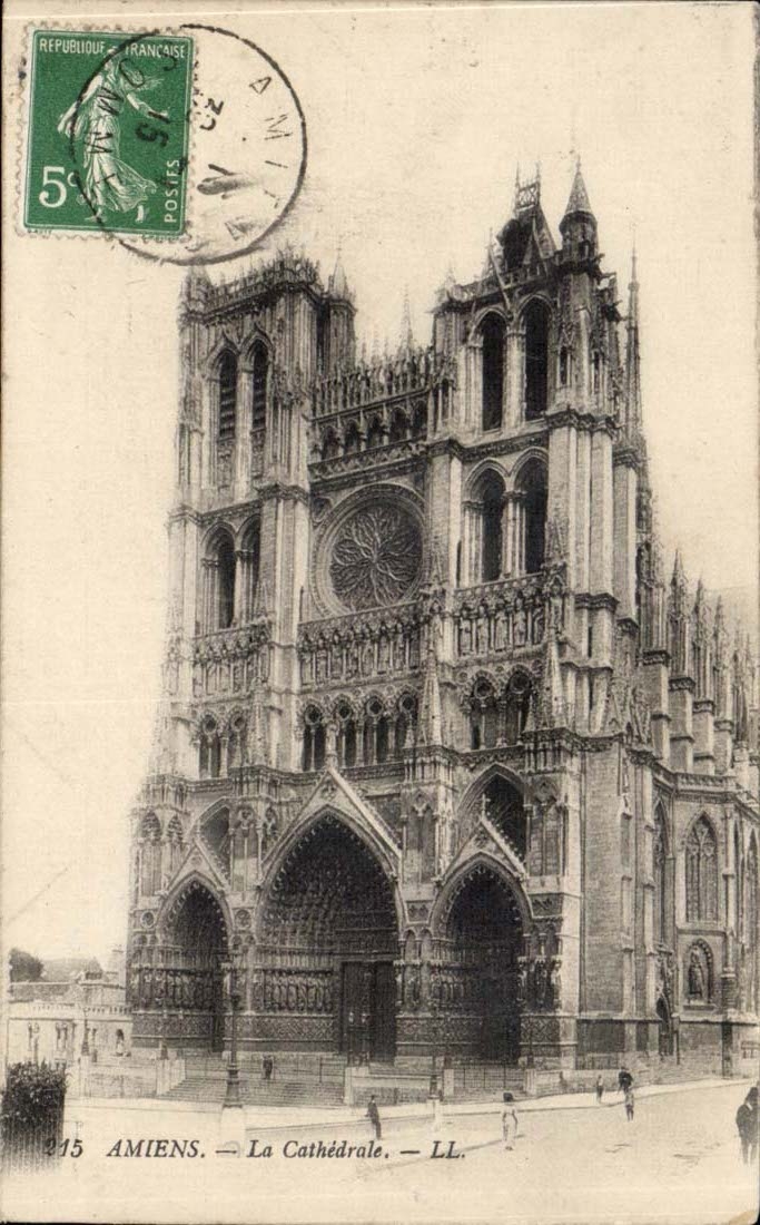 CPA Amiens the cathedral
