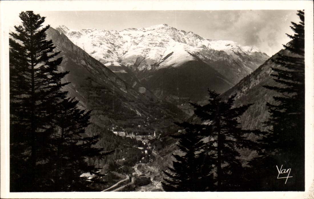 Cauterets CPA Cabaliros gesehen von Raillere