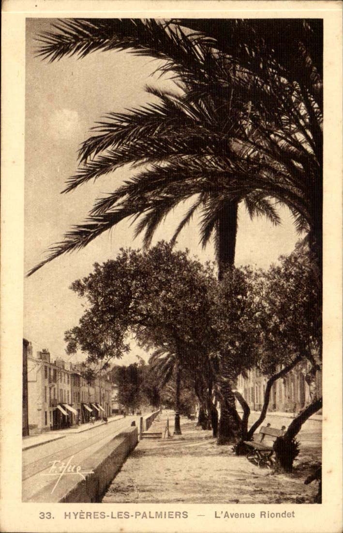 Hyeres CPa die Riondet Allee