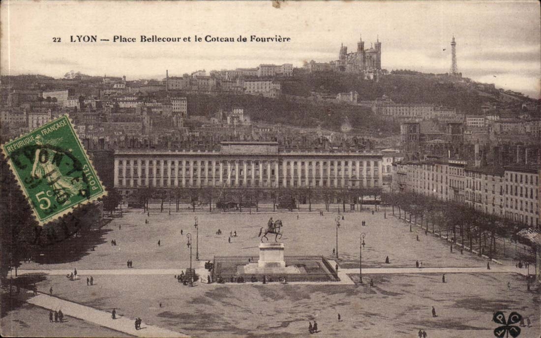 Lyon CPA setzt Bellecour und die Steigung von Fourviere