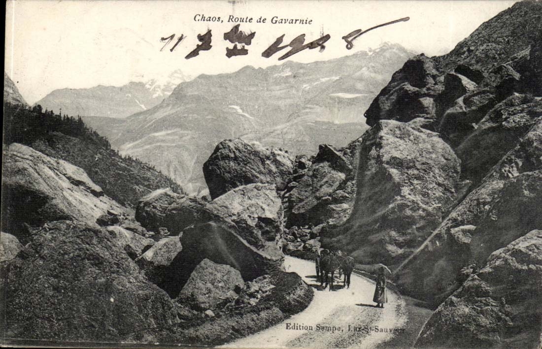 CPA Chaos Road of Gavarnie