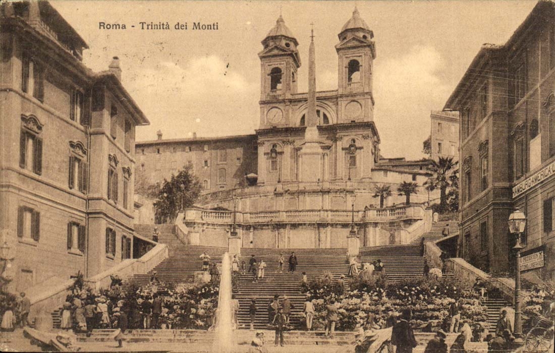 Italie Italia Roma CPA TRinite dei Monti