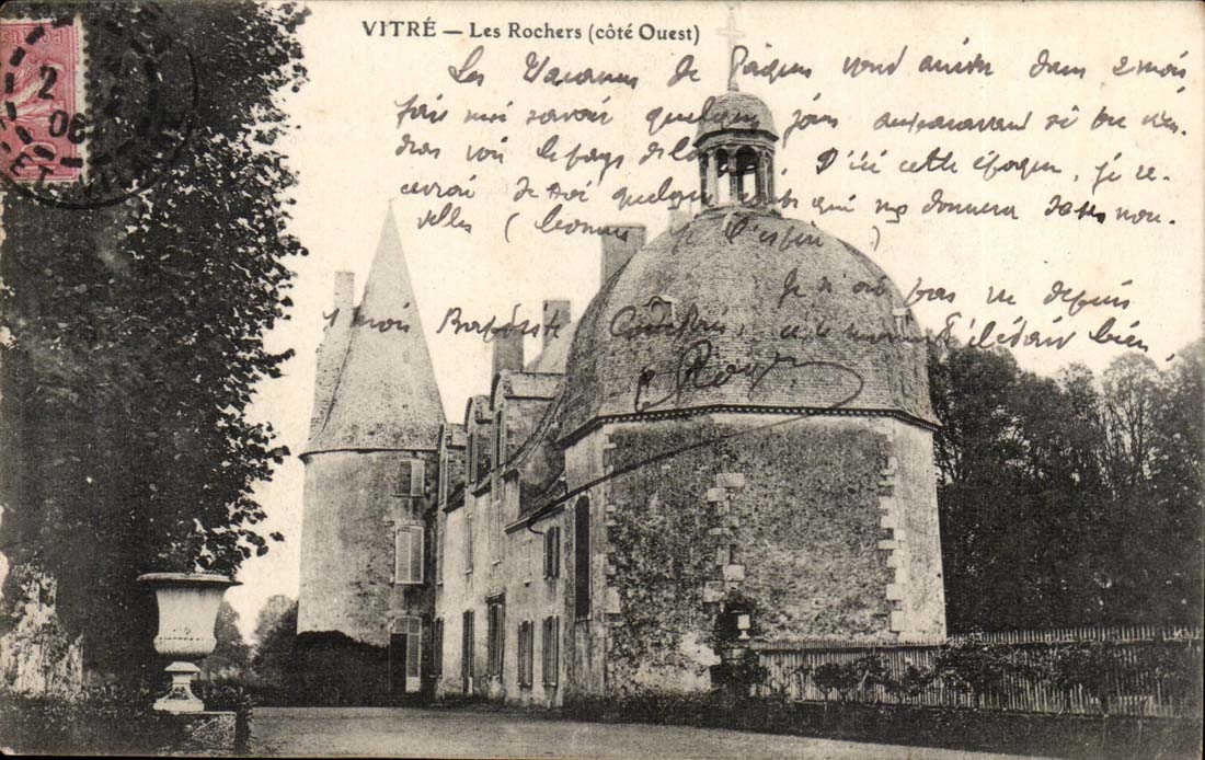 Vitre CPA Les rochers (cote Ouest)