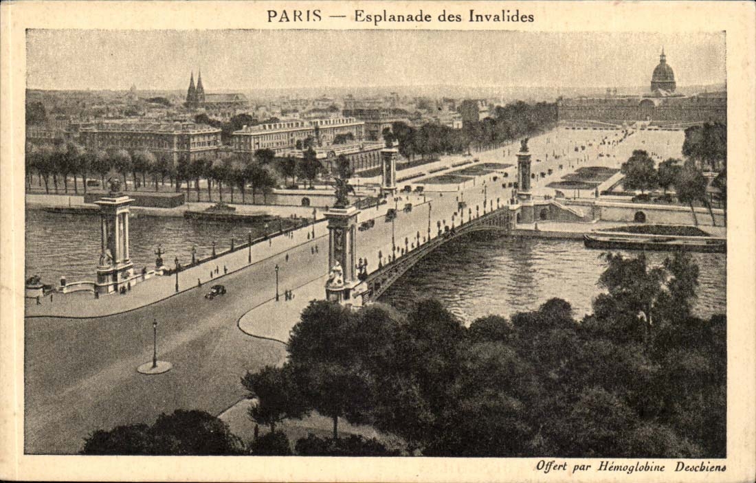 Paris CPA Esplanade of Invalides