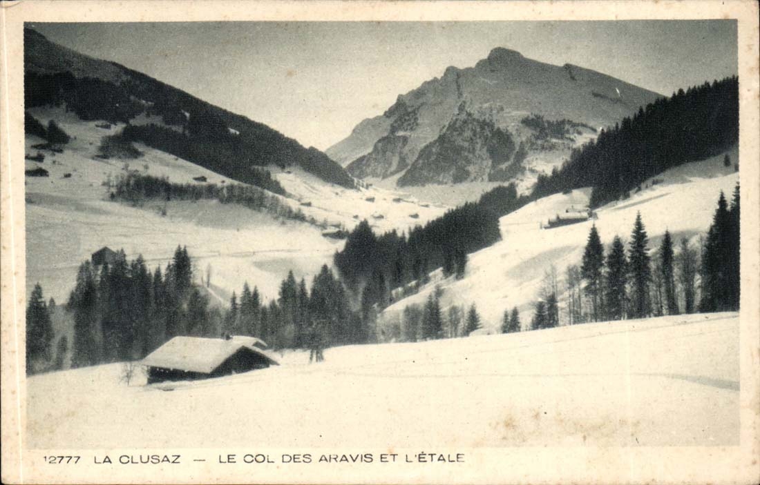 Clusaz CPA the collar of Aravis and the slack